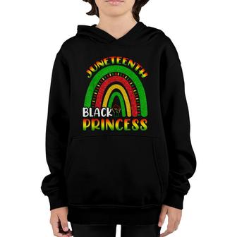Rainbow Juneteenth Black Princess Afro Women Freedom 1865 T-Shirt Youth Hoodie - Seseable