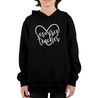 Resource Teacher Squad Back To School Matching Group Gift Youth Hoodie - Seseable