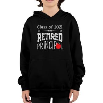 Retired School Principal 2021 Saying Retirement Party Youth Hoodie - Seseable