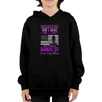 Soldiers Mom Mothers Day Gift Proud Army Mother Youth Hoodie | Mazezy CA