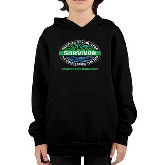 The Longest School Year Ever Paraprofessional 2021 Ver2 Youth Hoodie - Seseable