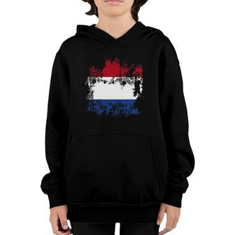 The Netherlands Holland Flag Kings Day Holiday Youth Hoodie | Mazezy