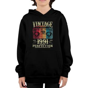 Vintage 1991 Limited Edition 1991 30 Years Old 30Th Birthday Youth Hoodie - Seseable