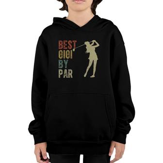 Vintage Best Gigi By Par Outfit Mothers Day Golfing Youth Hoodie - Seseable