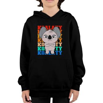 Vintage Cute Animal Pun Koala Youth Hoodie | Mazezy