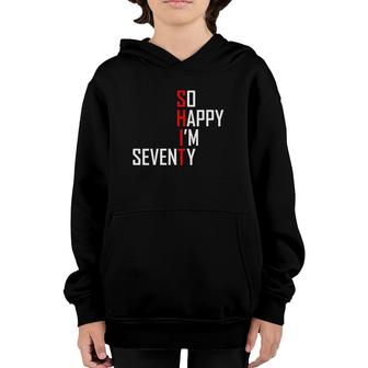 Womens Funny 70Th Birthday Gift 1951 Hilarious 70 Years Old V-Neck Youth Hoodie - Seseable