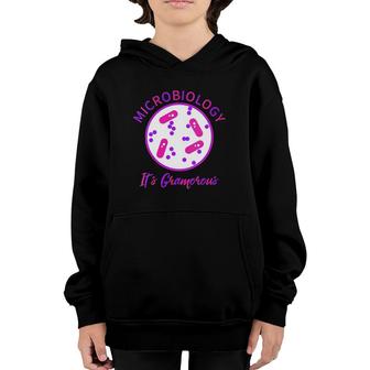 Womens Microbiology Bacteria Gram Its Gramorous Stain Gift V-Neck Youth Hoodie | Mazezy