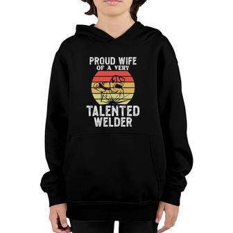 Womens Welder Design For Your Welders Wife Youth Hoodie | Mazezy