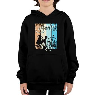 Worlds Best Mom Mothers Day Gift Youth Hoodie | Mazezy