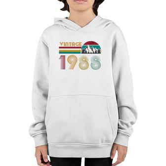 33Th Birthday Gift 33 Years Old Men Women Retro Vintage 1988 Youth Hoodie - Seseable