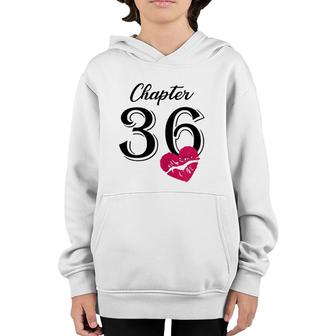 36Th Birthday Lips Chapter 36 Years Old Made In 1985 Ver2 Youth Hoodie - Seseable