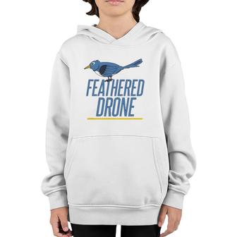 Bird Lover Drone Veterinarian Feathers Nature Gift Youth Hoodie | Mazezy