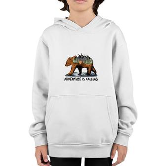 Custom Adventure Is Calling You Join Camp Life Youth Hoodie - Seseable