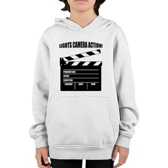 Director S Lights Camera Action Tees Men Women Gifts Youth Hoodie | Mazezy