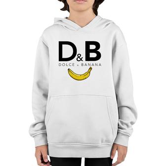 Dolce & Banana Funny Fashion Bananas Gift For Vegan Youth Hoodie | Mazezy