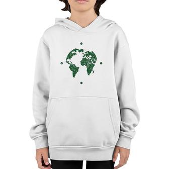 Earth Day Teacher Recycle Vintage Recycling Earth Day Youth Hoodie | Mazezy