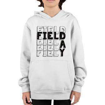Field Day 2022 For School Teachers Kids And Family Yellow Youth Hoodie - Seseable