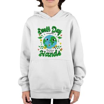Green Squad For Future Is In Our Hands Of Everyday Earth Day Youth Hoodie | Mazezy