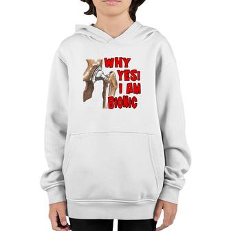 Hip Replacement Why Yes I Am Bionic Graphic Tee Youth Hoodie | Mazezy