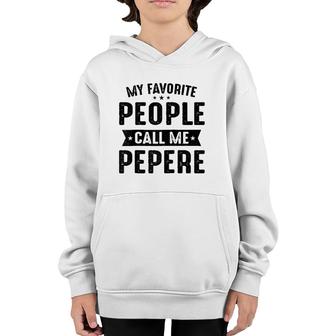 Mens My Favorite People Call Me Pepere Best Pepere Gifts Raglan Baseball Tee Youth Hoodie - Seseable