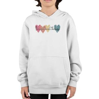 Occupational Therapy Ot Therapist Month Womens Anniversary Youth Hoodie | Mazezy