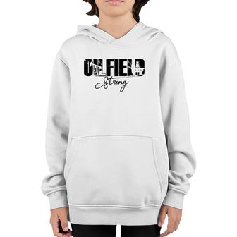 Oilfield Strong Usa American Gas Oil Drilling Rig Workers Youth Hoodie | Mazezy