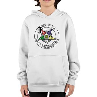Past Matron Gavel Symbol Masonic Order Of The Eastern Star Youth Hoodie | Mazezy
