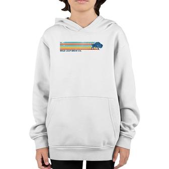 Retro Stripes West Coast Vintage Surfing Youth Hoodie - Seseable
