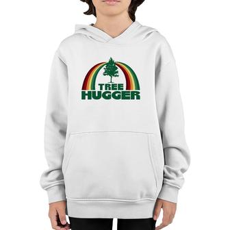 Tree Hugger Earth Day Tree Environmental Protection Youth Hoodie | Mazezy AU