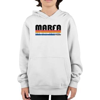 Vintage 70S 80S Style Marfa Texas Youth Hoodie | Mazezy