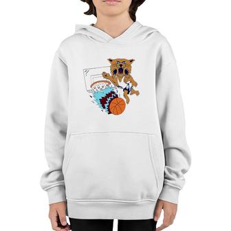 Wcats Dunk Basketball Funny T Youth Hoodie | Mazezy