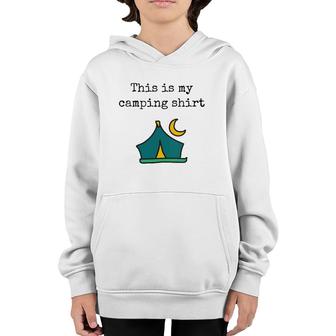 Womens Camping V-Neck Youth Hoodie | Mazezy