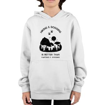 Womens Funny Hiking Dog Lovers Quotes Dog Mom Owner Gift Youth Hoodie - Seseable