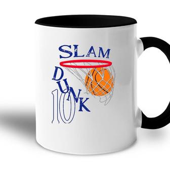 10 Years Old Slam Dunk 10Th Basketball Birthday Party Gift Accent Mug | Mazezy AU
