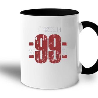 23 Years Old Born In 1999 Vintage Nineteen 99 23Rd Birthday Accent Mug - Seseable