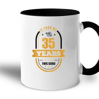 35Th Birthday Gifts For Daughter Age 35 Years Old Retro 1986 Ver2 Accent Mug - Seseable