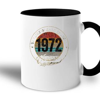 50 Years Old Vintage 1972 Being Awesome 50Th Birthday Accent Mug - Seseable