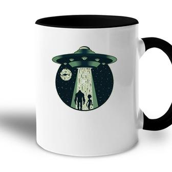 Abduction Aliens 51 Ufo Et Universe Astronaut Sci Fi Gift Accent Mug | Mazezy