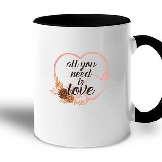 All You Need Is Love Nurses Day Heart Pink 2022 Accent Mug - Seseable