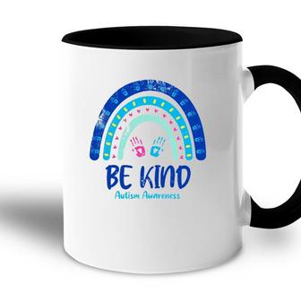 Be Kind Autism Awareness Month Accent Mug | Mazezy