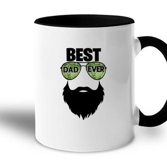 Best Dad Ever Black Beard Special Gift For Dad Fathers Day Accent Mug - Seseable