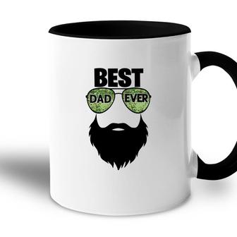 Best Dad Ever Black Beard Special Gift For Dad Fathers Day Accent Mug - Seseable