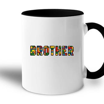 Brick Builder Funny Blocks Master Builder Brother Accent Mug | Mazezy