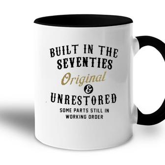 Built In The Seventies Printed Design 2022 Gift Accent Mug - Seseable