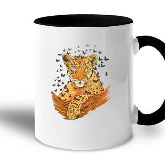 Butterfly Animals Creative Men Gift Leopard Accent Mug | Mazezy