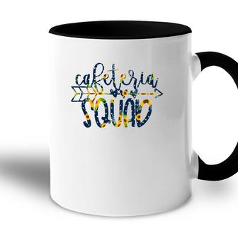 Cafeteria Squad Back To School Matching Group Sunflowers Accent Mug - Seseable