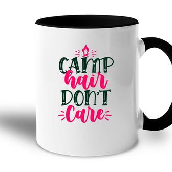 Camp Hair Do Not Care Travel To Explore Accent Mug - Seseable