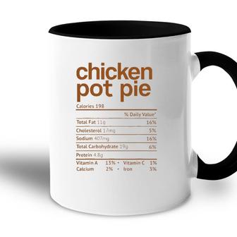 Chicken Pot Pie Nutrition Facts Funny Thanksgiving Christmas Accent Mug - Seseable