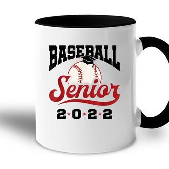 Class Of 2022 Baseball Senior Graduation Grad Graduate Accent Mug - Seseable