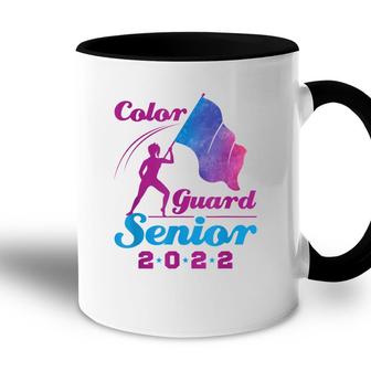 Color Guard Senior 2022 Flags Graduation Accent Mug - Seseable